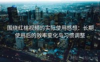 围绕红桃视频的实际使用感想：长期使用后的效率变化与习惯调整