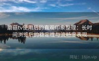 蘑菇tv使用后的直观印象整理：长时间浏览后的稳定性与流畅度表现
