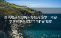 围绕蘑菇视频的实际使用感想:内容更新频率与实际可用性的观察