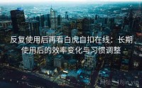 反复使用后再看白虎自扣在线：长期使用后的效率变化与习惯调整