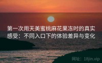 第一次用天美蜜桃麻花果冻时的真实感受：不同入口下的体验差异与变化
