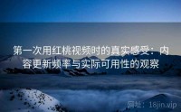 第一次用红桃视频时的真实感受:内容更新频率与实际可用性的观察