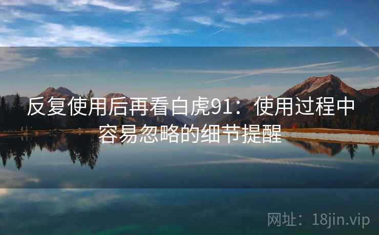 反复使用后再看白虎91:使用过程中容易忽略的细节提醒 反复使用后再看白虎91:使用过程中容易忽略的细节提醒