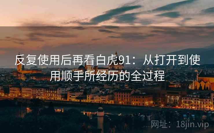 反复使用后再看白虎91:从打开到使用顺手所经历的全过程 反复使用后再看白虎91:从打开到使用顺手所经历的全过程