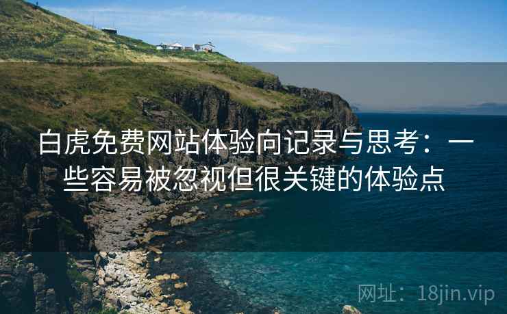 白虎免费网站体验向记录与思考:一些容易被忽视但很关键的体验点 白虎免费网站体验向记录与思考:一些容易被忽视但很关键的体验点