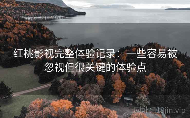 红桃影视完整体验记录：一些容易被忽视但很关键的体验点