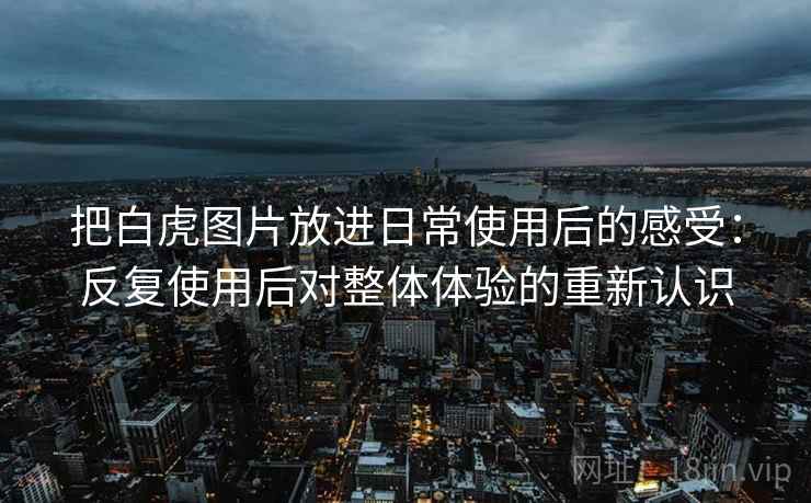 把白虎图片放进日常使用后的感受:反复使用后对整体体验的重新认识 把白虎图片放进日常使用后的感受:反复使用后对整体体验的重新认识