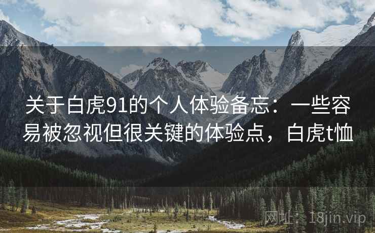 关于白虎91的个人体验备忘:一些容易被忽视但很关键的体验点,白虎t恤 关于白虎91的个人体验备忘:一些容易被忽视但很关键的体验点,白虎t恤