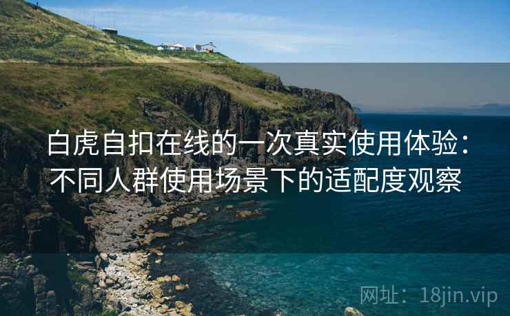 白虎自扣在线的一次真实使用体验:不同人群使用场景下的适配度观察 白虎自扣在线的一次真实使用体验:不同人群使用场景下的适配度观察